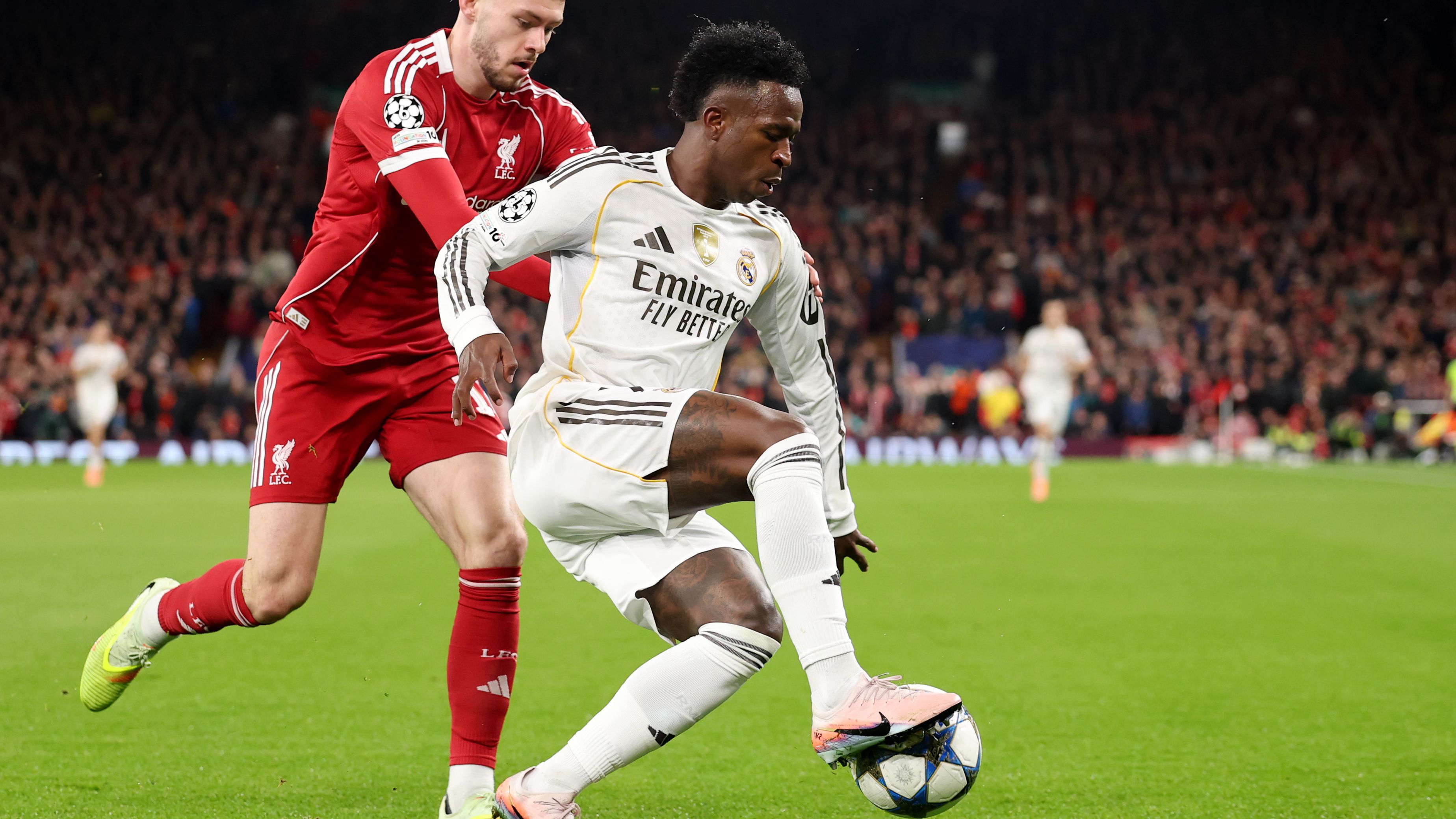 Real Madrid Player Ratings vs. Liverpool: Mbappé and Bellingham Struggle in Rare Form, Courtois’ Outstanding Performance Overlooked as Unbeaten Champions League Streak Ends
