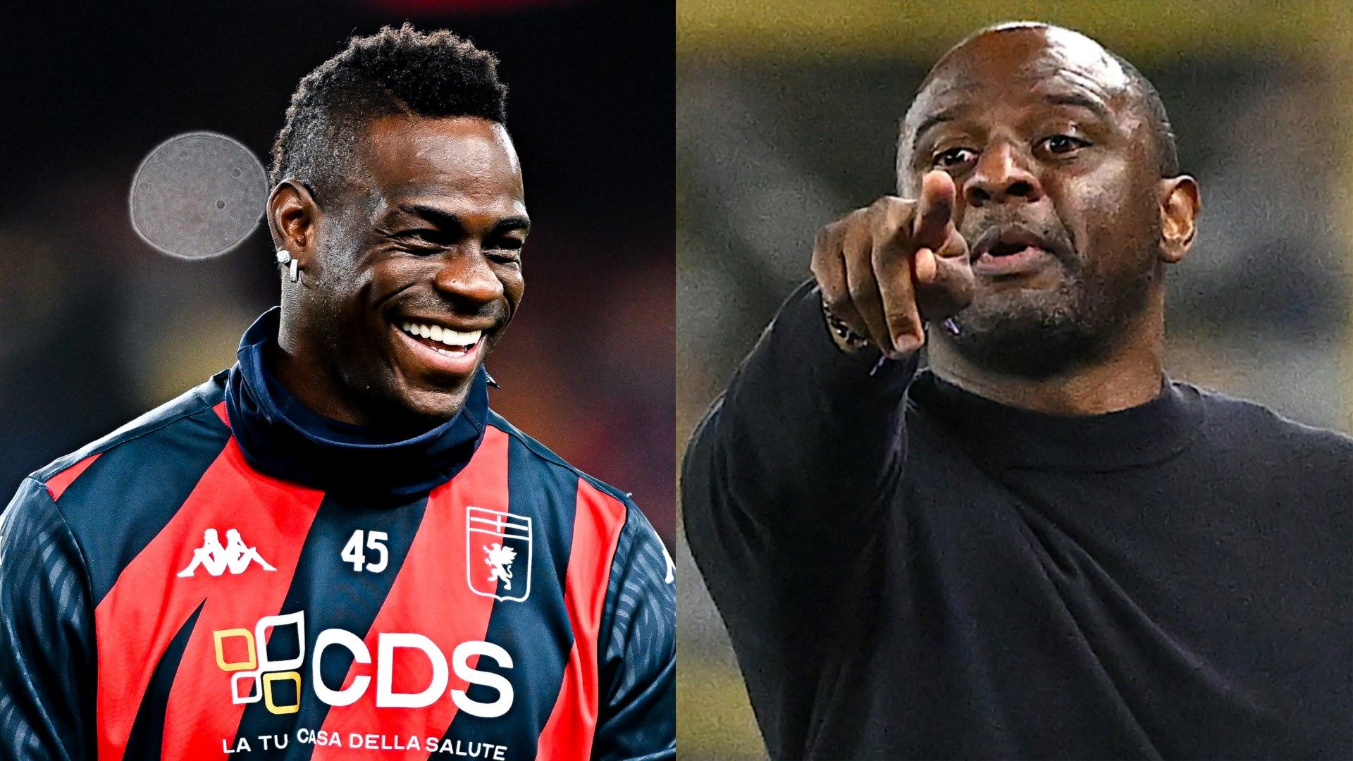 Karma: Mario Balotelli’s Apparent Criticism of ‘Selfish’ Patrick Vieira Following His Sacking from Genoa