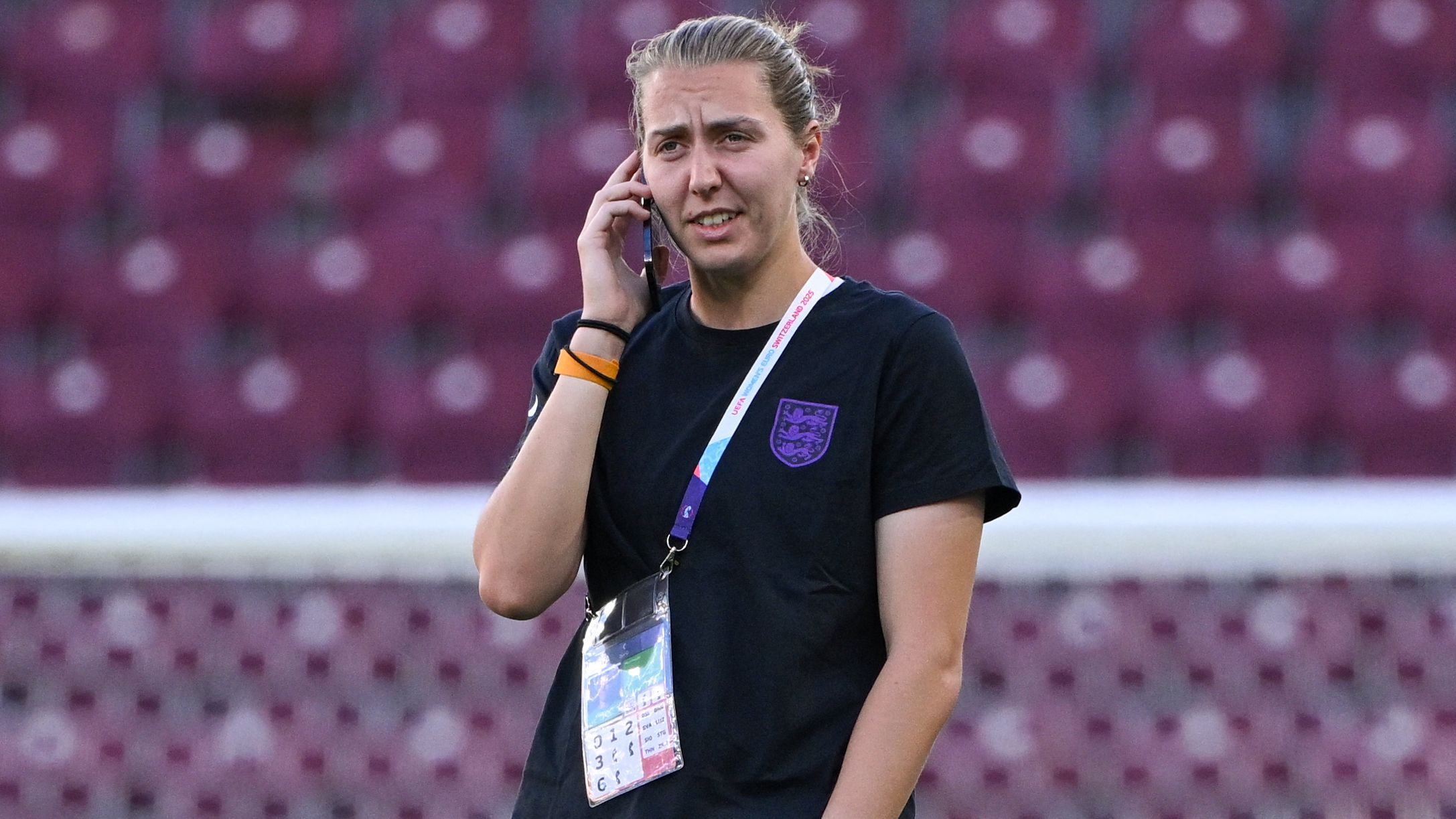 Back in the squad! Ellie Roebuck receives first Lionesses call-up since 2023 after stroke left her fearing she'd never play football again