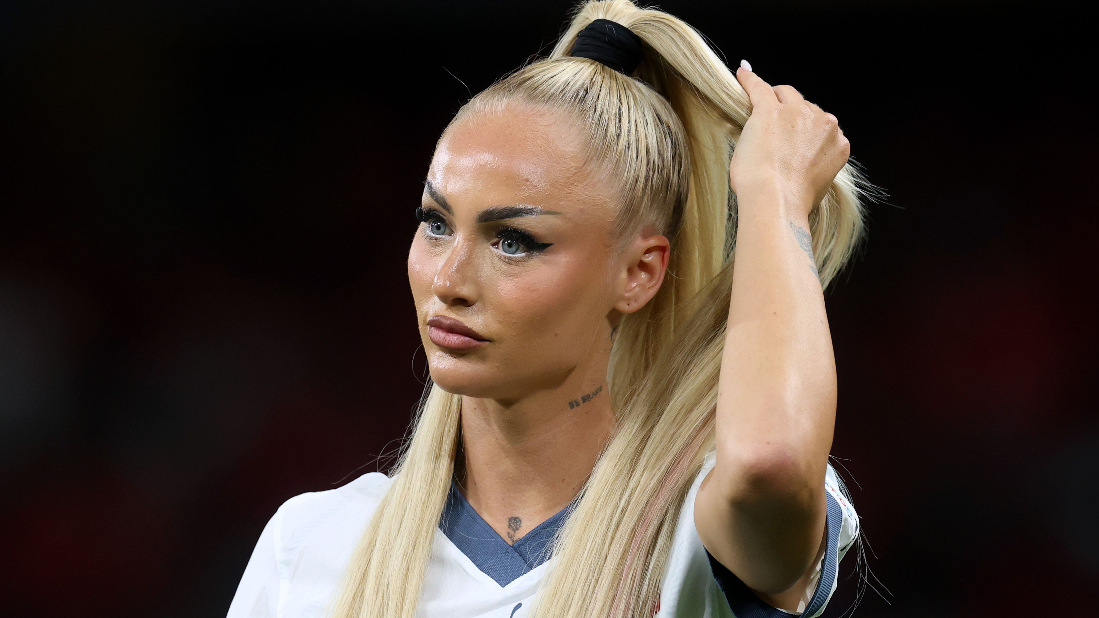 'Suits me!' – Como star Alisha Lehmann cracks joke after scoring for Switzerland in friendly defeat to Belgium