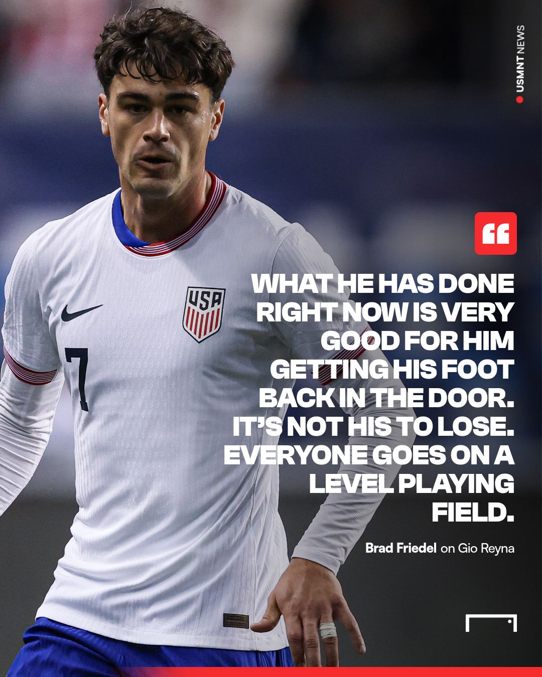 Gio Reyna challenged to 'reach that bar' with USMNT as Mauricio Pochettino expected to tell Monchengladbach star to do even MORE to make World Cup squad