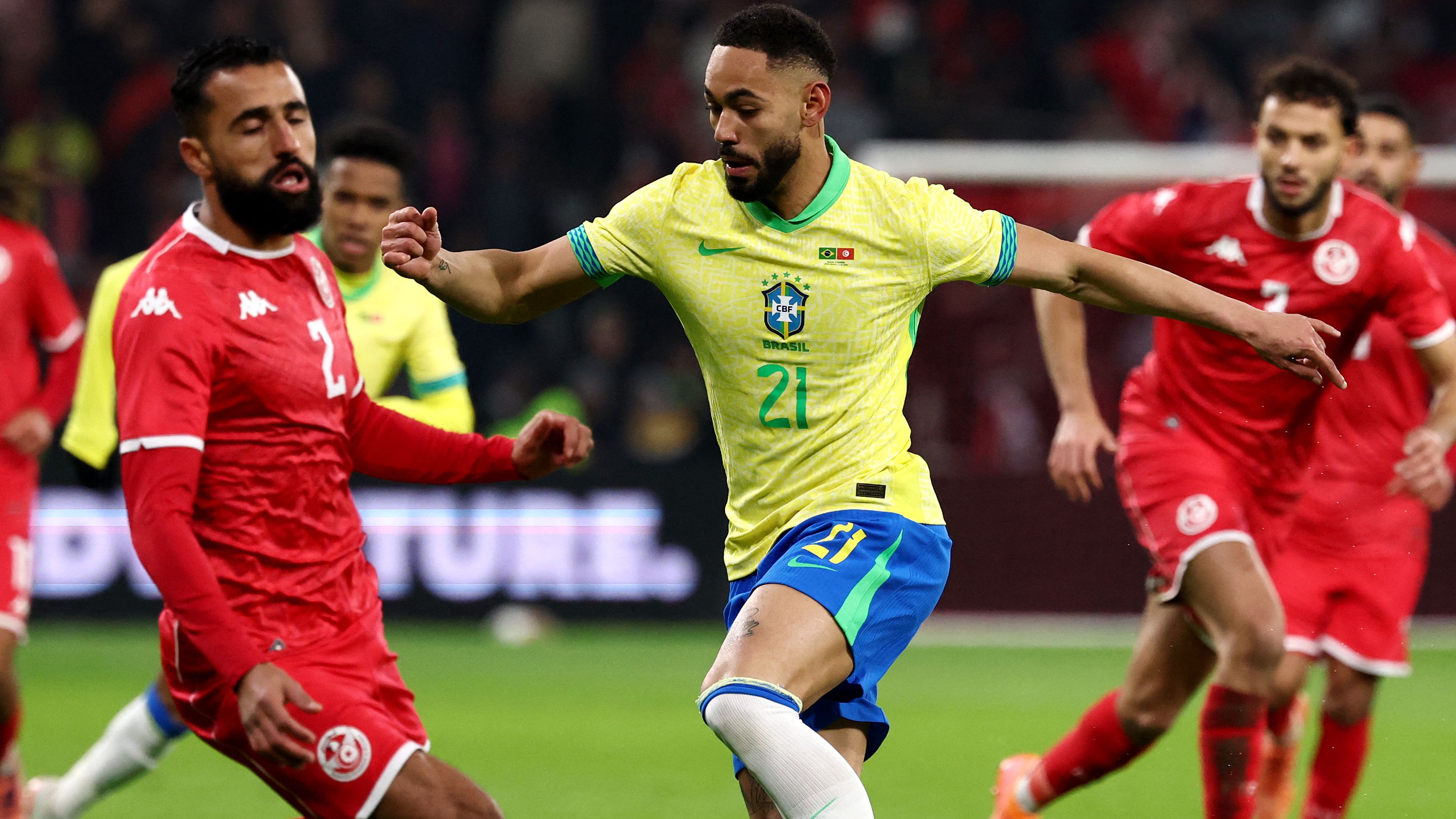 Brazil Player Ratings vs. Tunisia: Estevão Willian’s Scoring Prowess Shines, but Lucas Paquetá Misses Crucial Penalty in Disappointing Draw Under Carlo Ancelotti