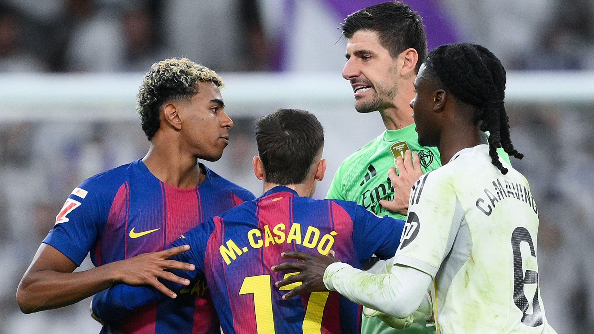 Thibaut Courtois Reflects on Lamine Yamal’s Impact in the El Clasico Clash